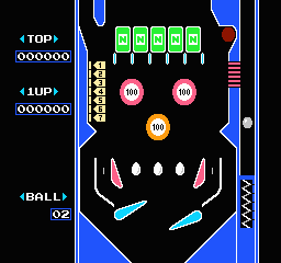 Pinball (Japan, USA) In game screenshot